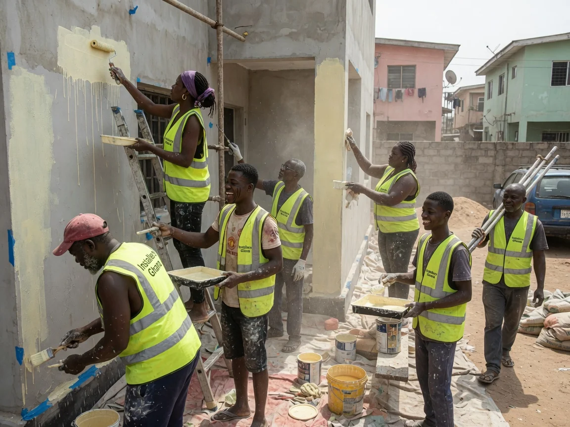 Warranted installation handover in Accra — warranted installation completed handover accra installersghana, Accra Ghana