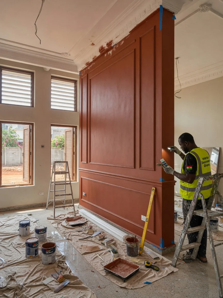 Ambassadorial residence interior fit-out in Accra — ambassadorial residence interior cantonments interiordecoratorsghana, Accra Ghana