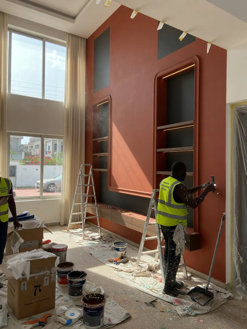 Bespoke furniture coordination in Accra — bespoke furniture design joinery east legon accra interiordecoratorsghana, Accra Ghana