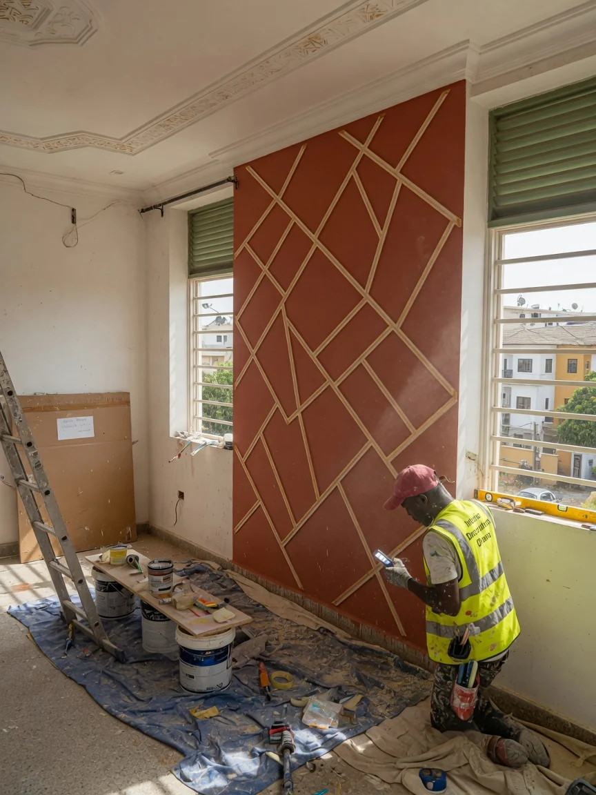 Multi-disciplinary interior coordination in Accra — interior lead trade sequencing site coordination ridge accra interiordecoratorsghana, Accra Ghana