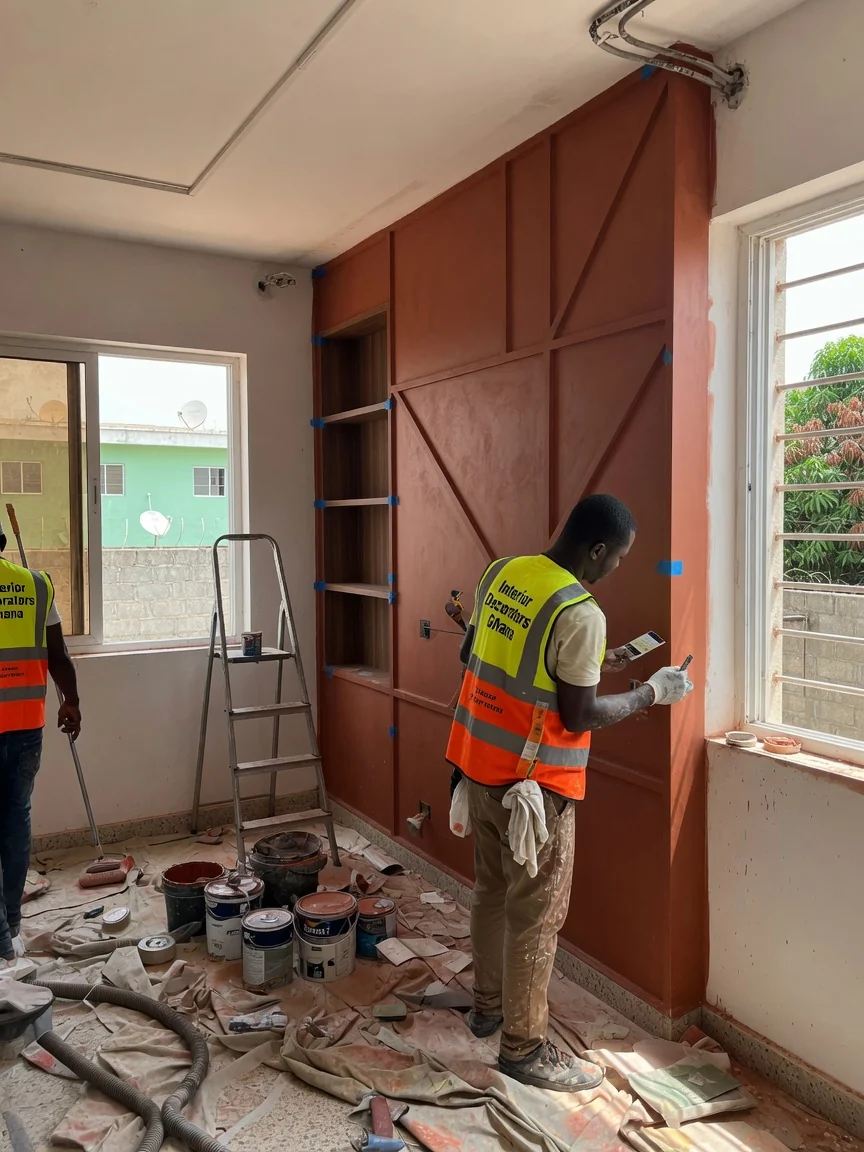 Bespoke furniture coordination in Accra — upholstery workshop frame fabric coordination accra interiordecoratorsghana, Accra Ghana
