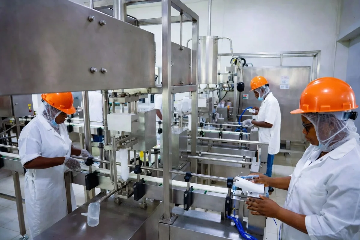 Industrial process automation in Ghana — sector food beverage processing accra robofactoryafrica, Accra Ghana