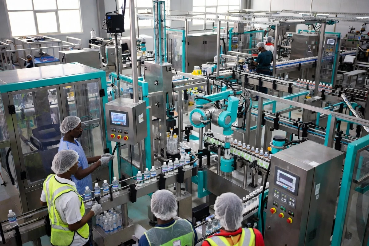 Optimisation des processus au Ghana — sector food beverage production line accra ghana robohubafrica, Accra Ghana