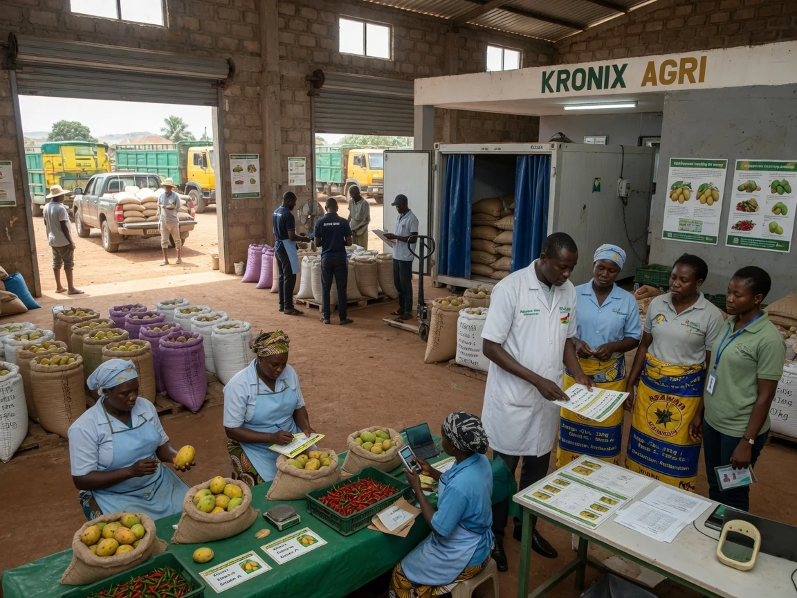 Agronomy advisory across the Ghana–Togo corridor — kronix agri agronomy field advisory grower training branded ghana kronixagri, Accra Ghana