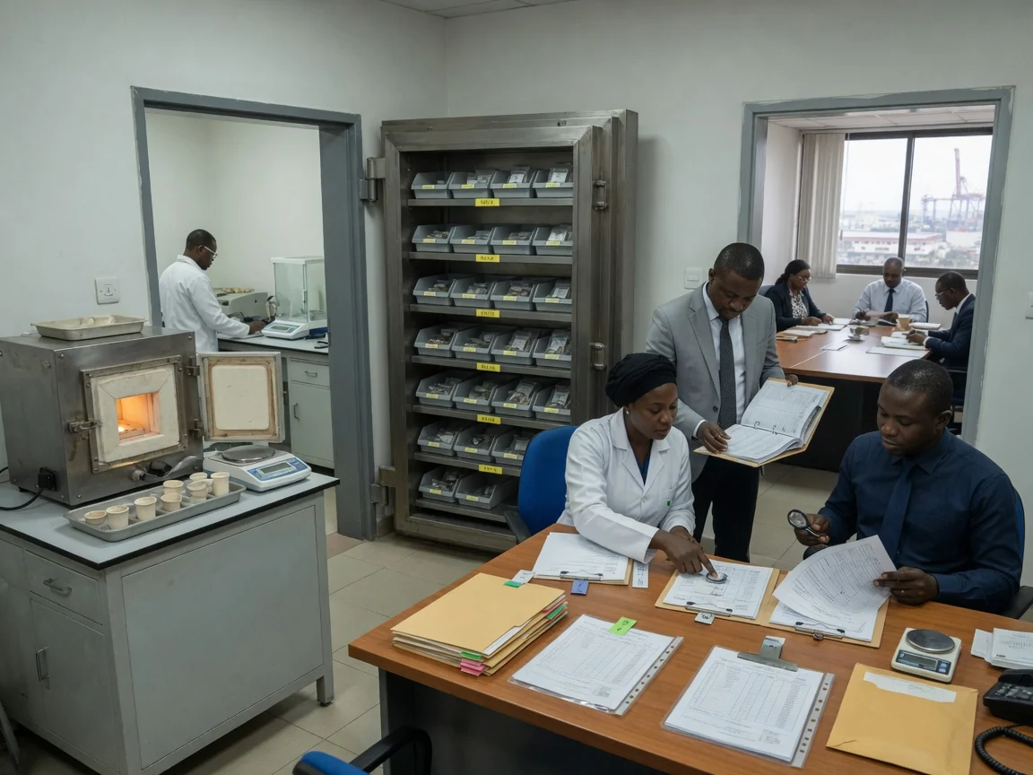 Precious-metals refining coordination, Ghana — kronix metals chain of custody documentation desk refining records branded accra kronixmetals, Accra Ghana