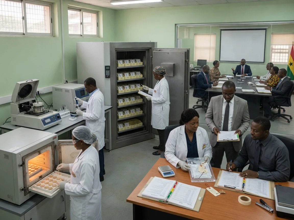 Responsible gold sourcing and OECD due diligence in West Africa — kronix metals chain of custody sealed documentation branded accra kronixmetals, Accra Ghana