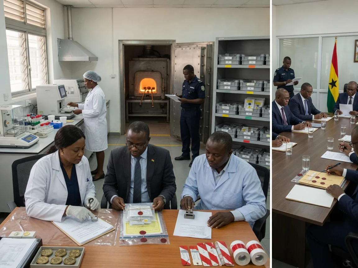 Gold export documentation and compliance from Ghana — kronix metals export consignment seals customs clearance branded tema kronixmetals, Accra Ghana