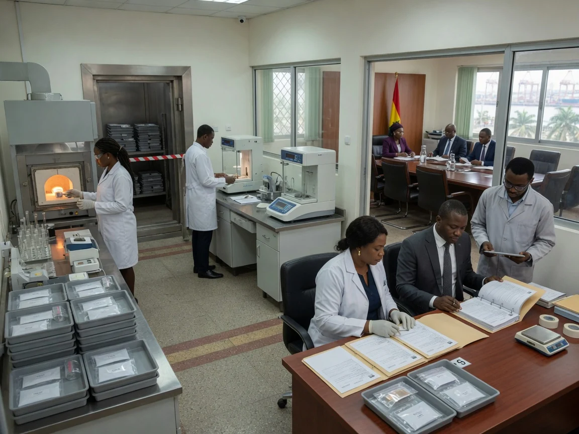 Institutional gold trade facilitation from Ghana — kronix metals institutional trade facilitation partnership boardroom branded accra kronixmetals, Accra Ghana