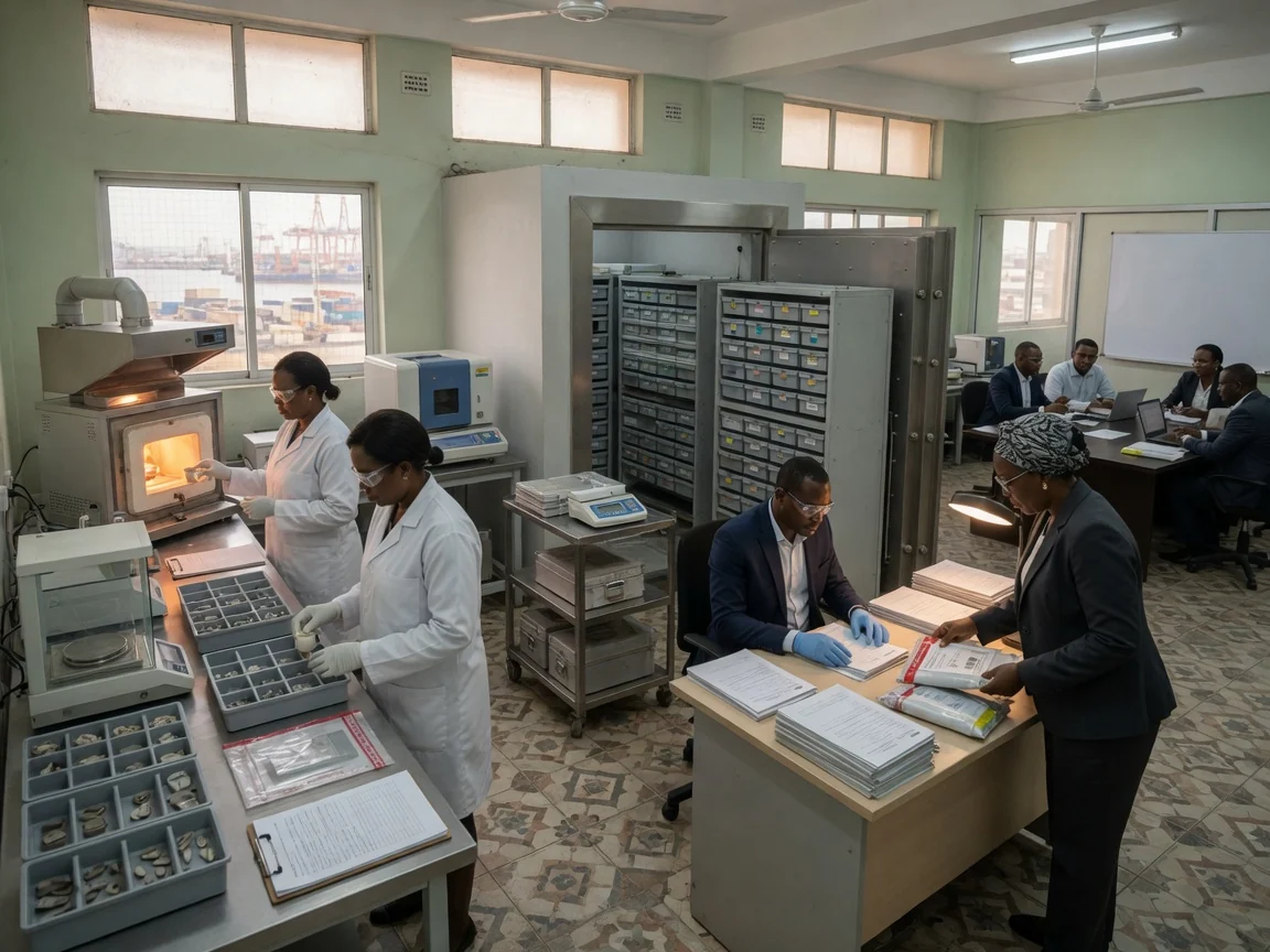 Documented precious-metals export across the Ghana–Togo (Lomé) corridor — kronix metals secure cross border precious metals logistics branded tema kronixmetals, Accra Ghana