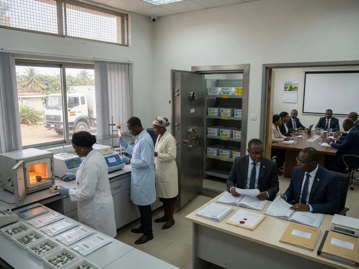 Secure precious-metals logistics & vaulting, Ghana–Togo corridor — kronix metals secure precious metals logistics armoured transport branded tema kronixmetals, Accra Ghana