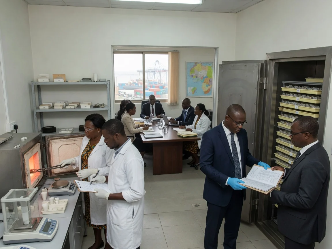 Responsible gold sourcing and OECD due diligence in West Africa — kronix metals west africa supply verification fieldwork branded kronixmetals, Accra Ghana