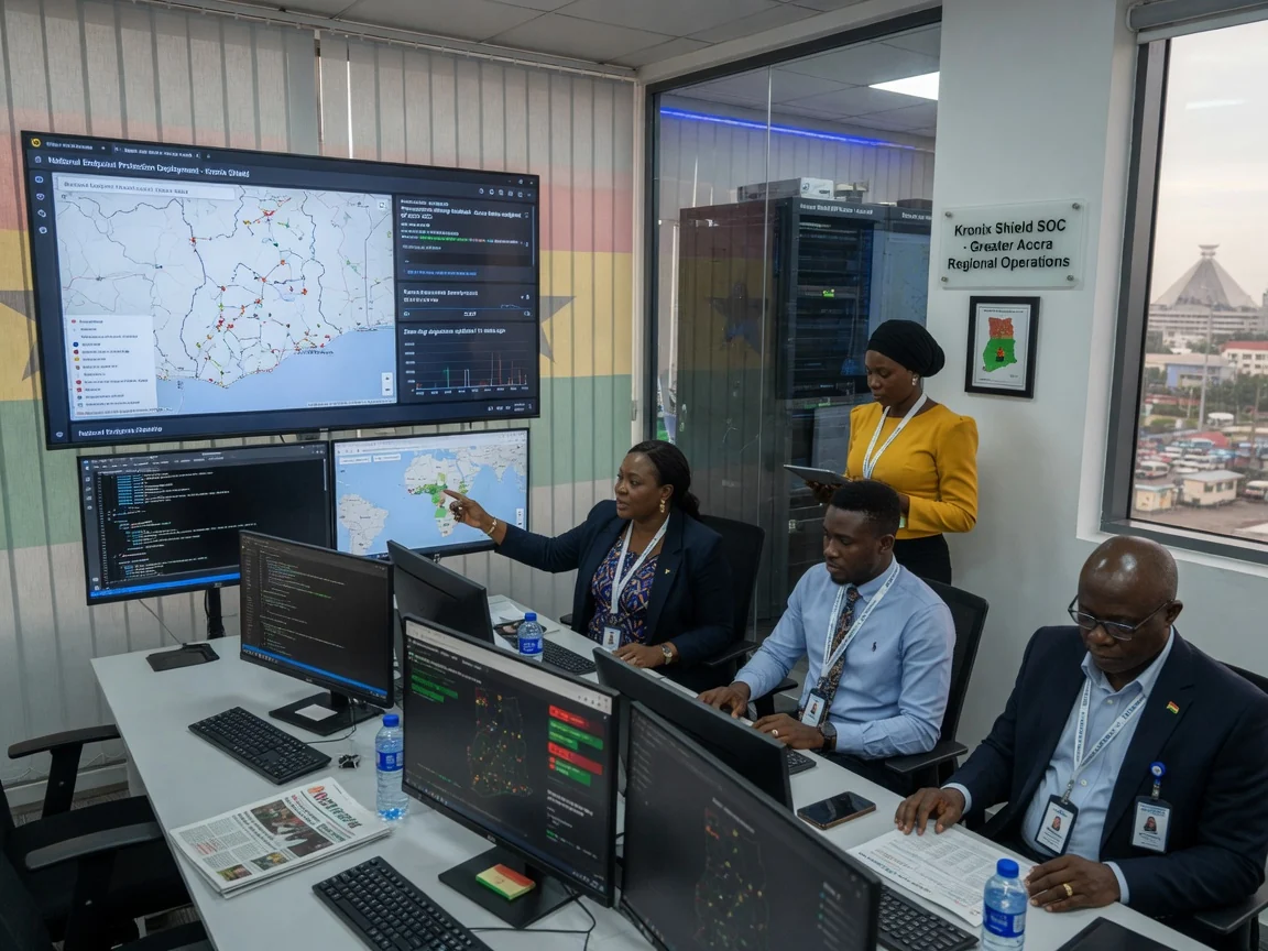 Institutional network and endpoint defence in Ghana — kronix shield network endpoint defence endpoint protection deployment branded accra kronixshield, Accra Ghana