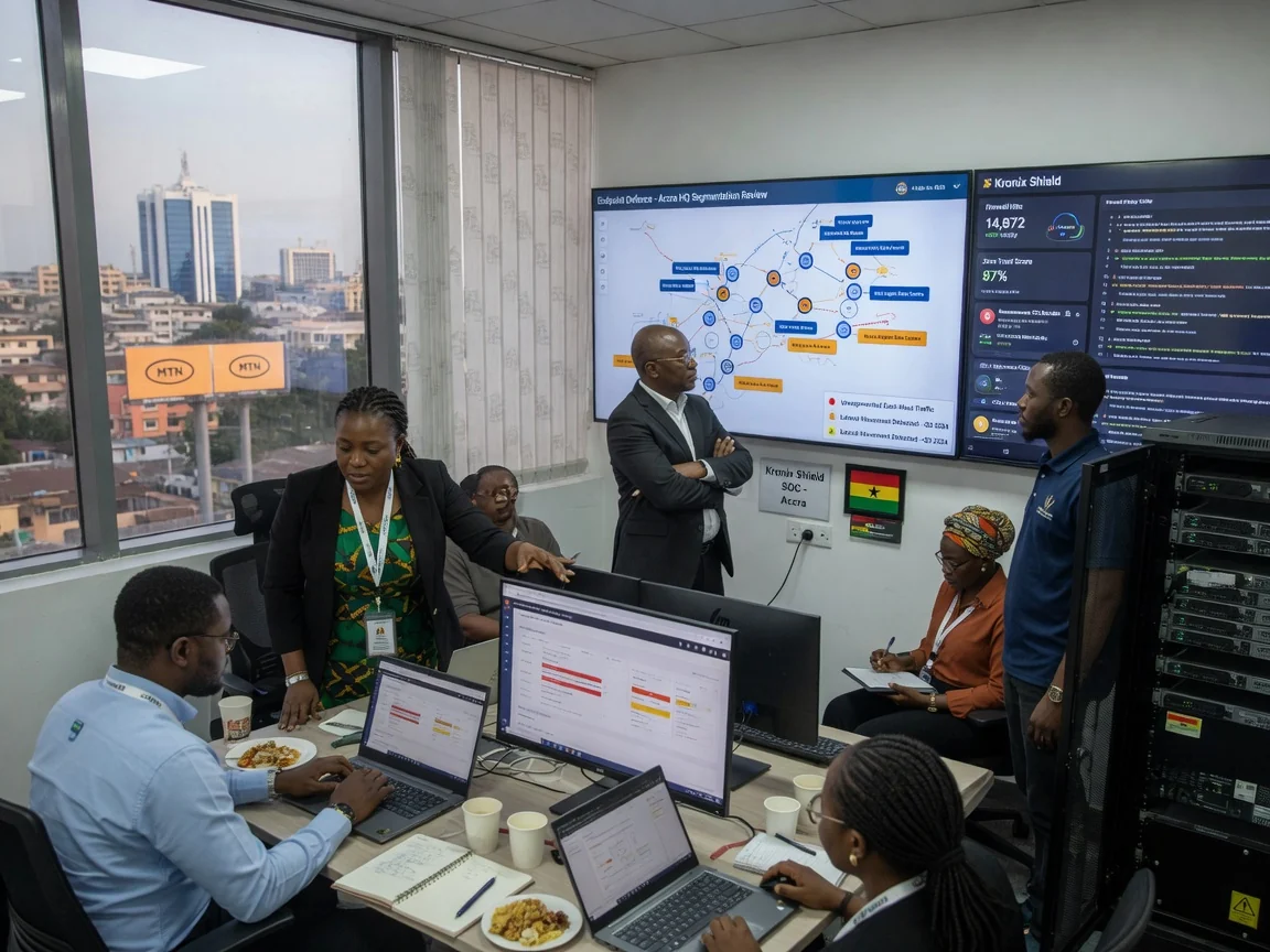 Institutional network and endpoint defence in Ghana — kronix shield network endpoint defence firewall segmentation review branded accra kronixshield, Accra Ghana