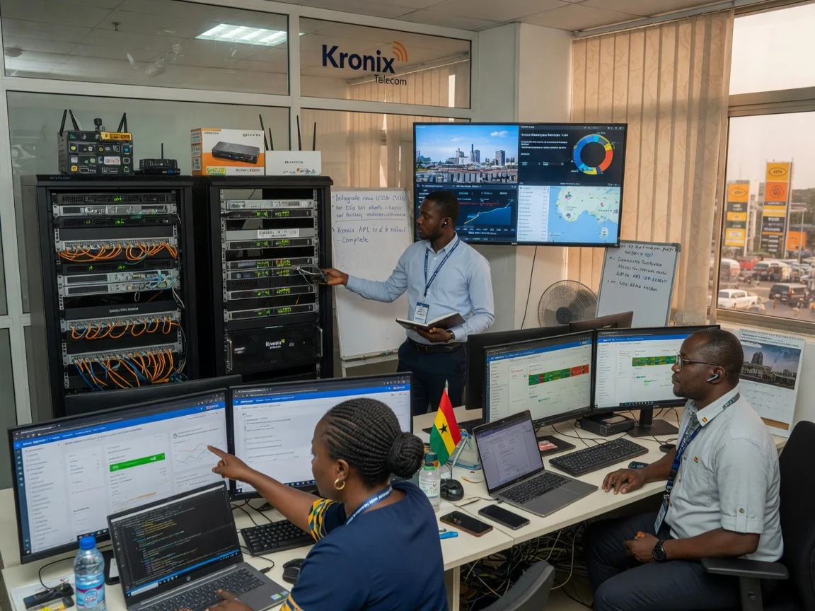 Messagerie SMS et USSD d'entreprise au Ghana — kronix telecom enterprise messaging gateway platform branded accra kronixtelecom, Accra Ghana