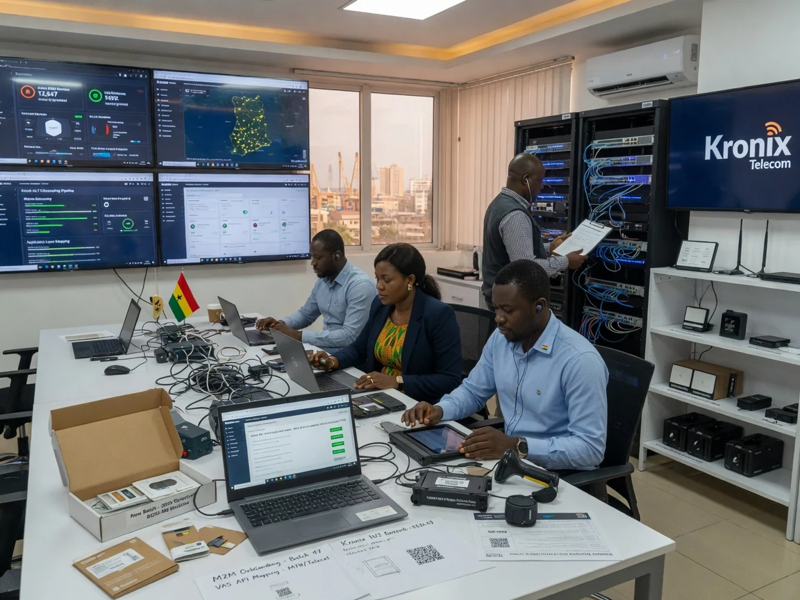 Activation IoT et M2M au Ghana — kronix telecom iot m2m device onboarding integration engineers branded accra kronixtelecom, Accra Ghana