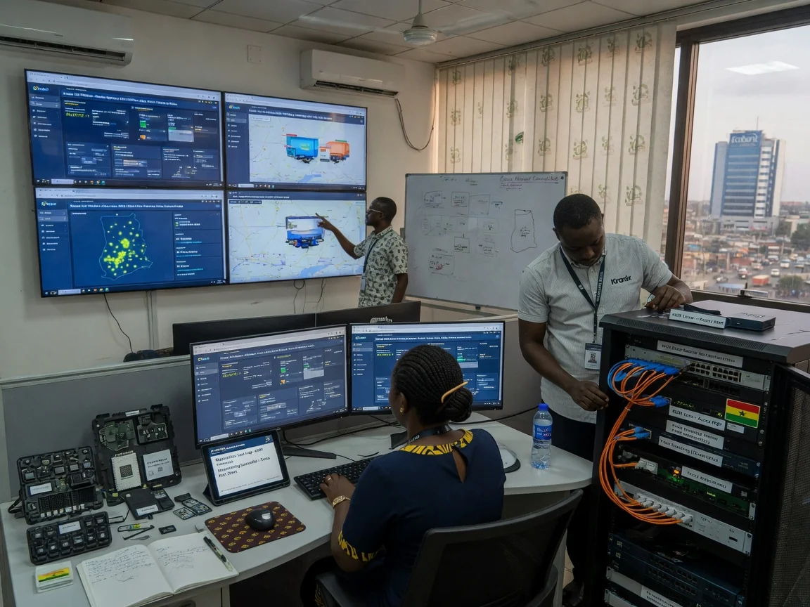 Enterprise connectivity and VAS in Ghana — kronix telecom iot m2m managed connectivity branded accra kronixtelecom, Accra Ghana