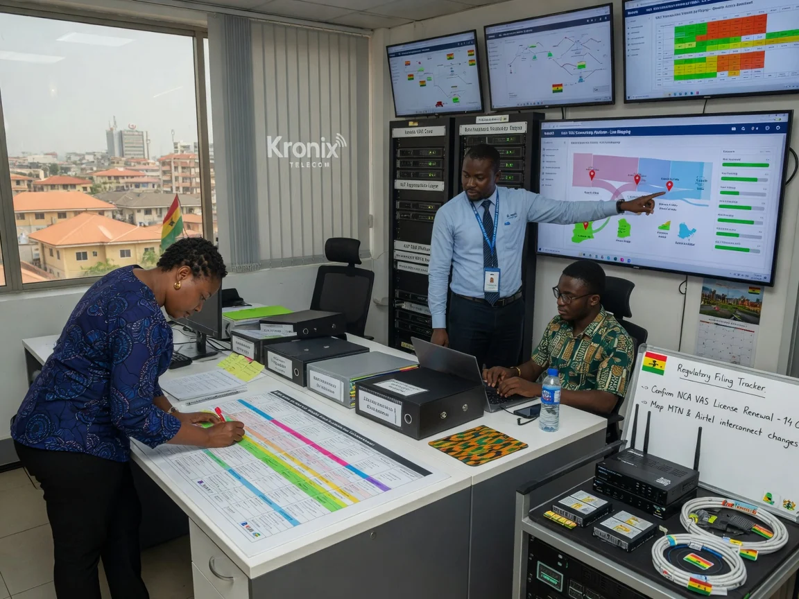 Telecom advisory and consulting in Ghana — kronix telecom regulatory mapping documentation specialists branded accra kronixtelecom, Accra Ghana