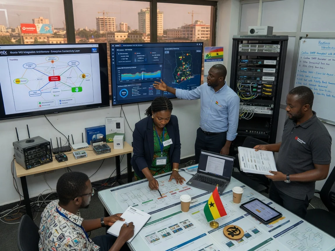Architecture d'intégration de systèmes à Accra, Ghana — kronix telecom systems integration engineers architecture review branded accra kronixtelecom, Accra Ghana