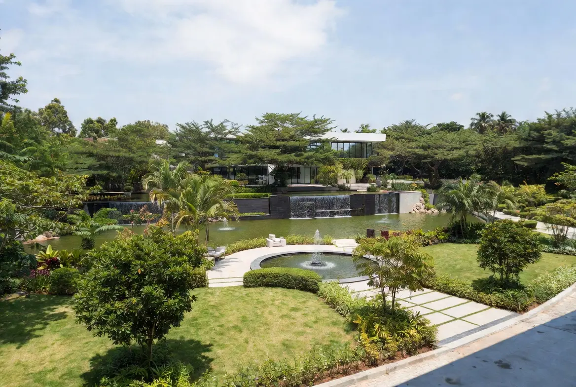 Landscape GH maintaining ultra-high-net-worth residential grounds in Accra