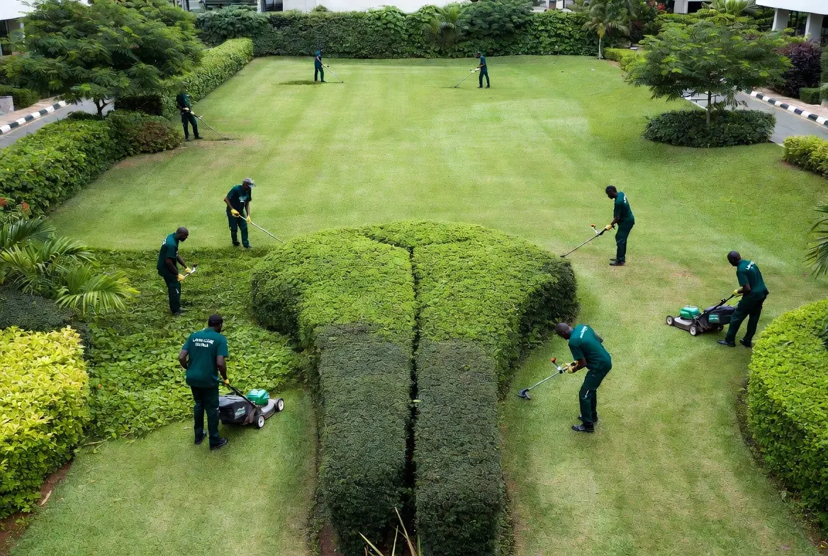 Embassy and diplomatic grounds in Accra maintained by Lawn Care Ghana