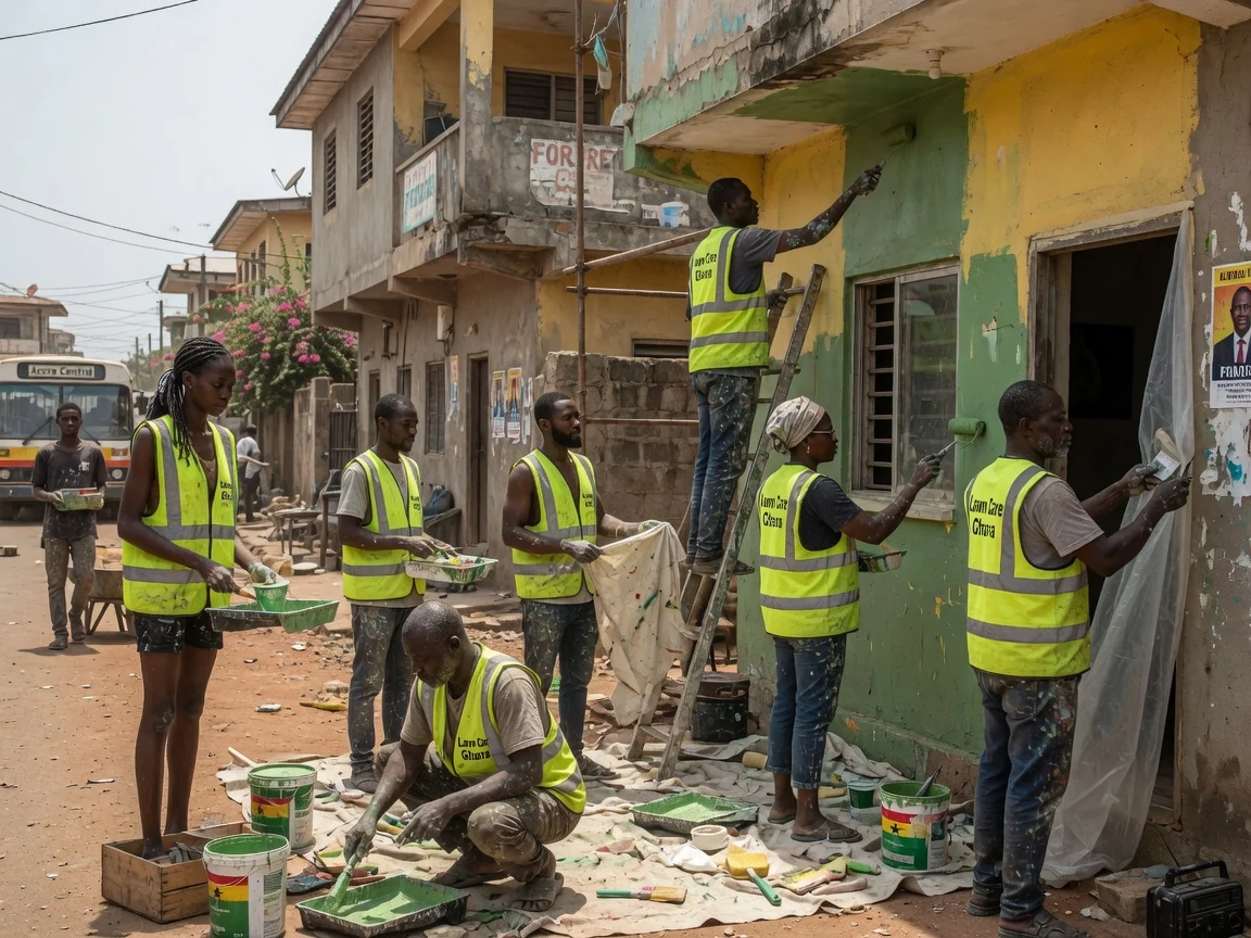 Multi-property maintenance programmes in Accra — carpet grass portfolio grounds kept healthy after service accra lawncareghana, Accra Ghana