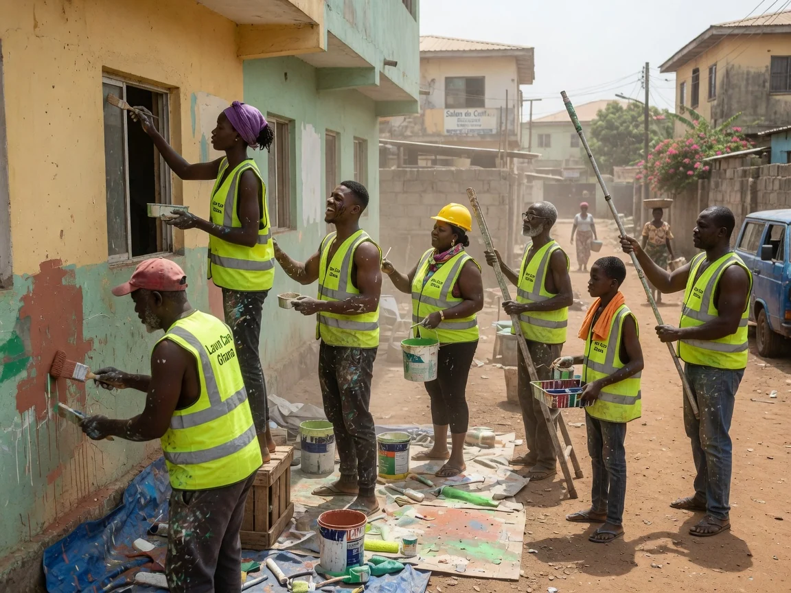 Multi-property maintenance programmes in Accra — multi property portfolio grounds consistent standard accra lawncareghana, Accra Ghana