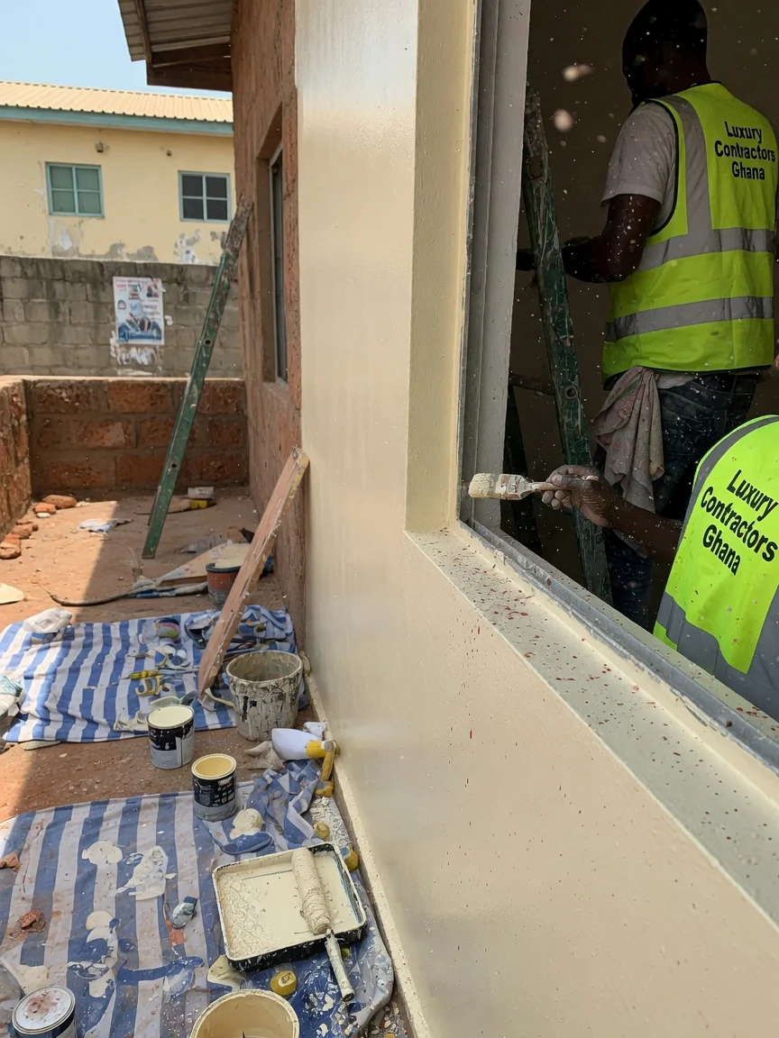 Dubai-standard finish in Accra — dubai standard marble stone finish premium interior detail accra luxurycontractorsghana, Accra Ghana