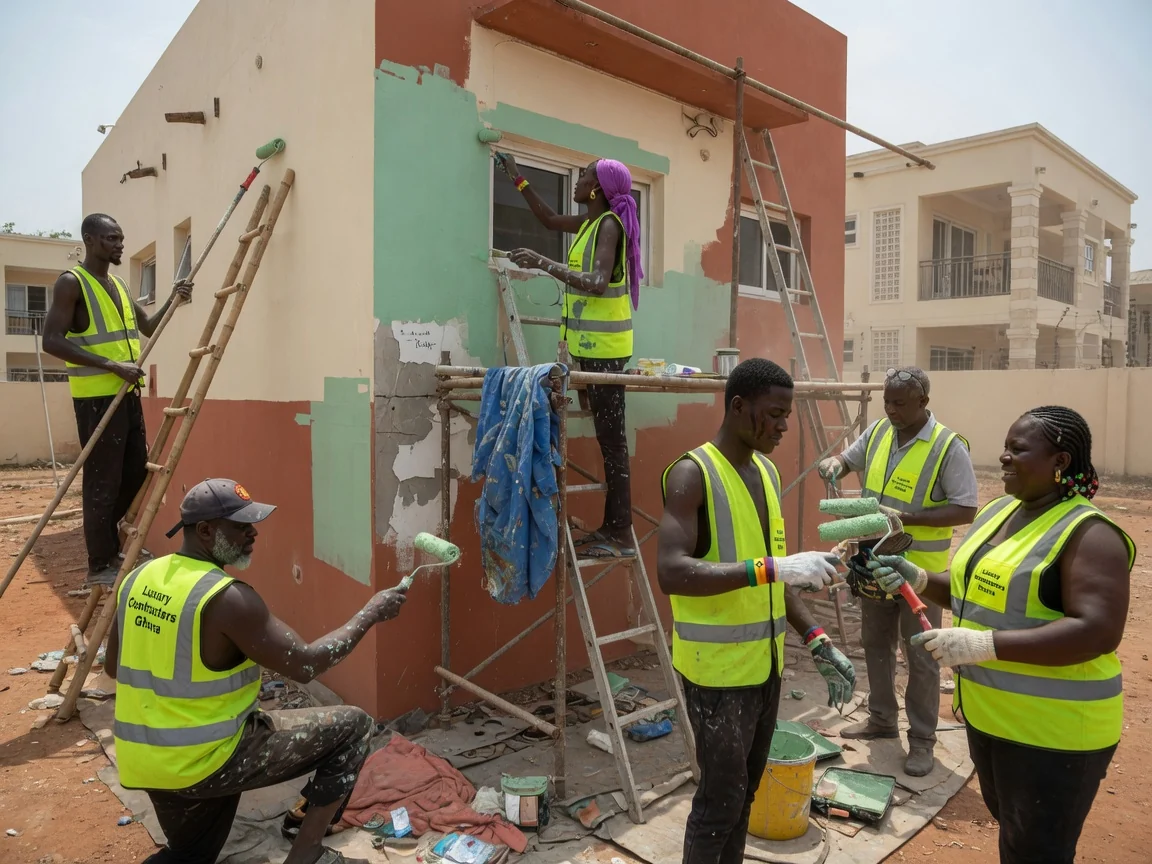 Ambassadorial residence build in Accra — protocol grade residence completed handover ridge accra luxurycontractorsghana, Accra Ghana