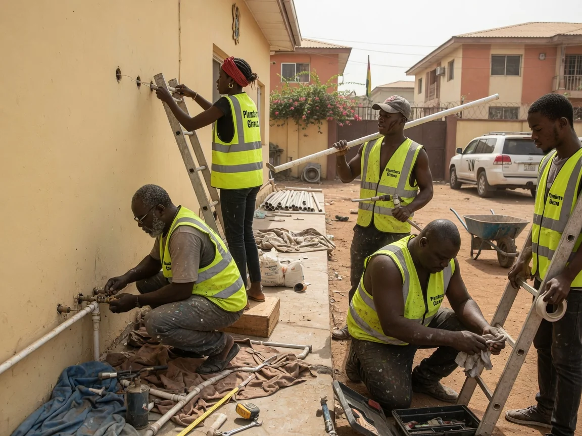Embassy and diplomatic compound plumbing in Accra — backflow prevention device installation diplomatic compound plumbersghana, Accra Ghana