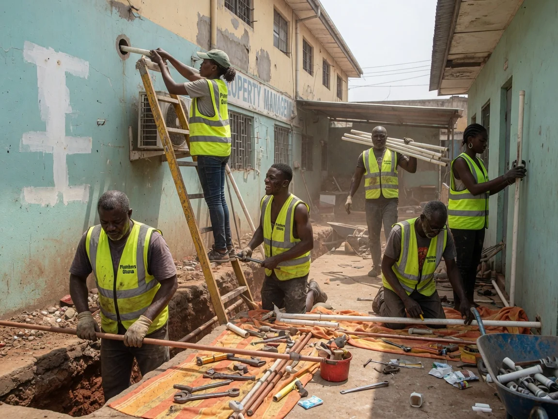 Planned plumbing maintenance for commercial properties in Accra — planned preventive maintenance inspection commercial accra plumbersghana, Accra Ghana