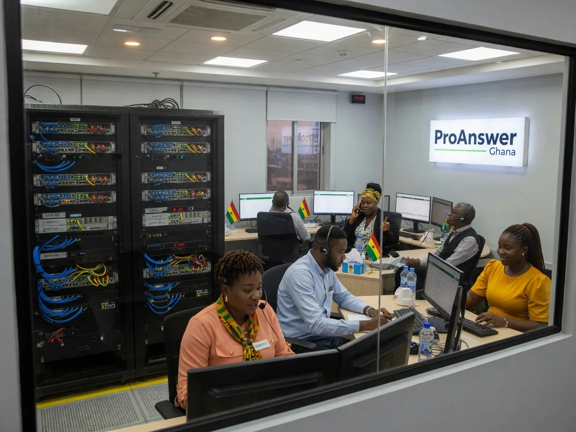 Pro Answer Ghana call-answering operation
