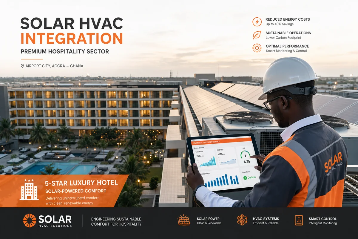 Énergie solaire et climatisation pour les hôtels d'Airport City et d'Accra