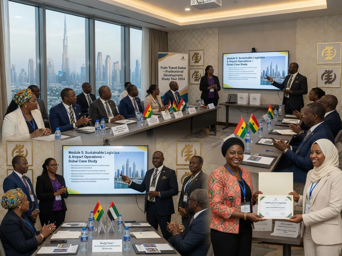 Accommodation and hospitality arrangement for Dubai training delegations — train travel dubai delegation accommodation hotel arrangement branded dubai traintraveldubai, Accra Ghana