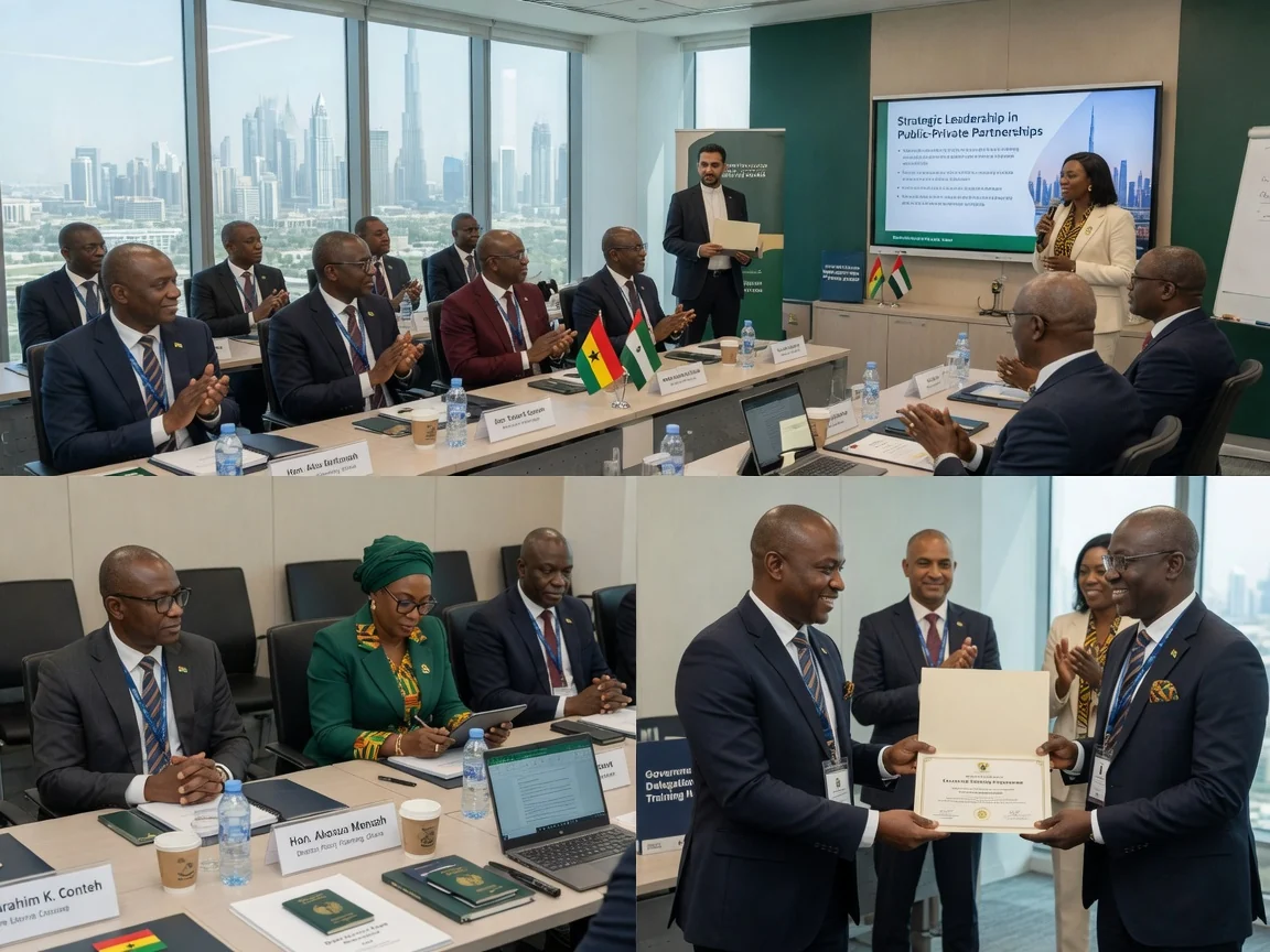 Government delegation training in Dubai — train travel dubai government delegation training mission branded dubai traintraveldubai, Accra Ghana
