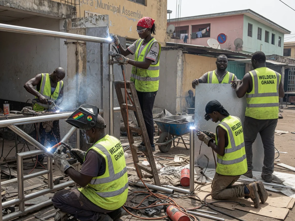 TIG welding of stainless, aluminium and precision work in Accra — tig aluminium tank fabrication precision thin wall accra weldersghana, Accra Ghana